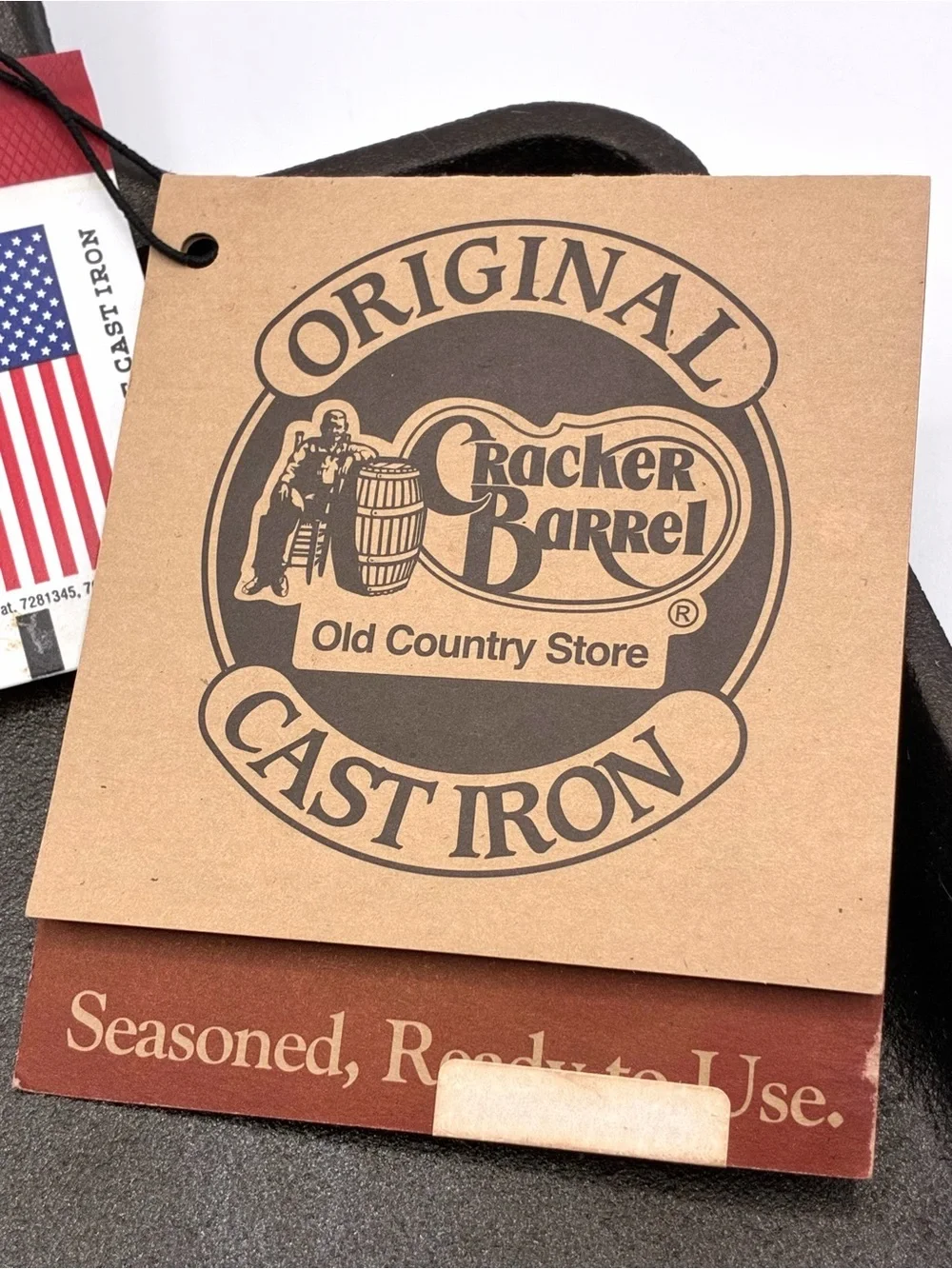 Cracker Barrel Mini Cast Iron Square Skillet 5.5” Pan New Made USA
